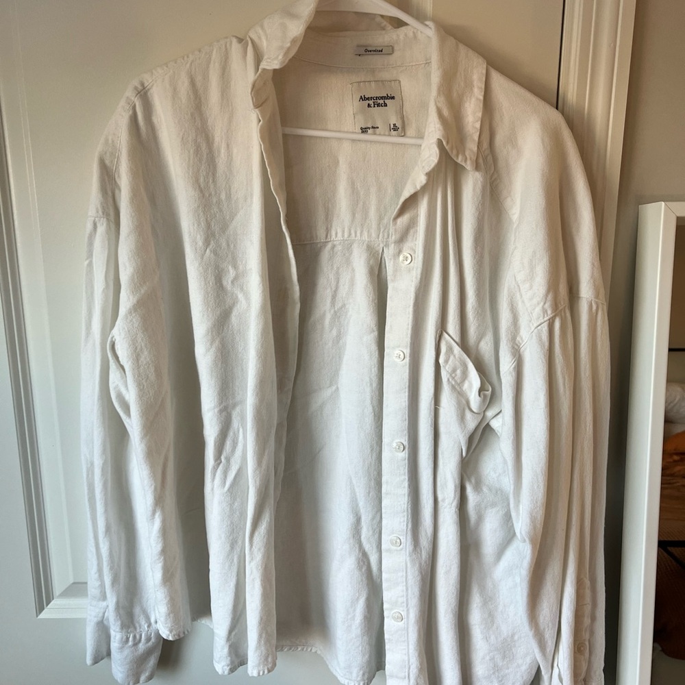Oversized White button down
